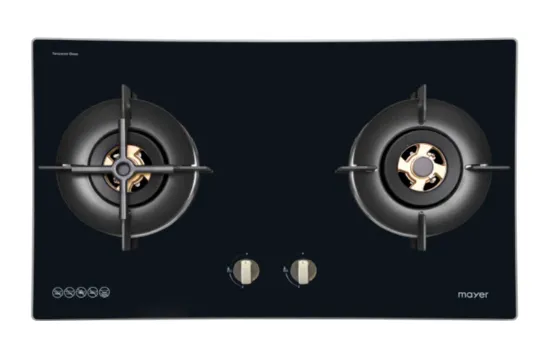 Mayer MMGH8821HI 86cm 2 Burner Glass Gas Hob