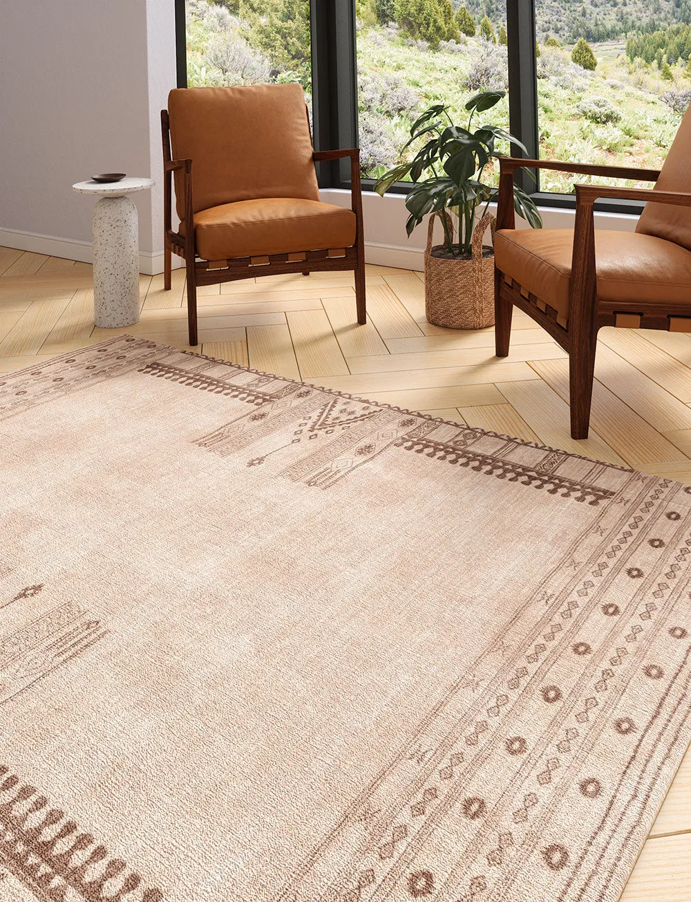 Mazela Natural Rug