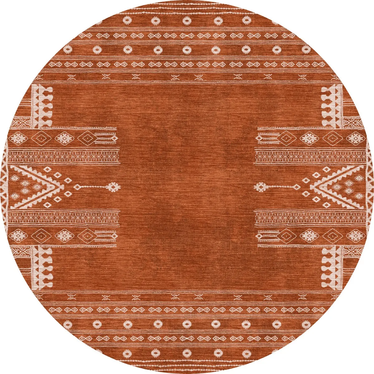 Mazela Orange Rug