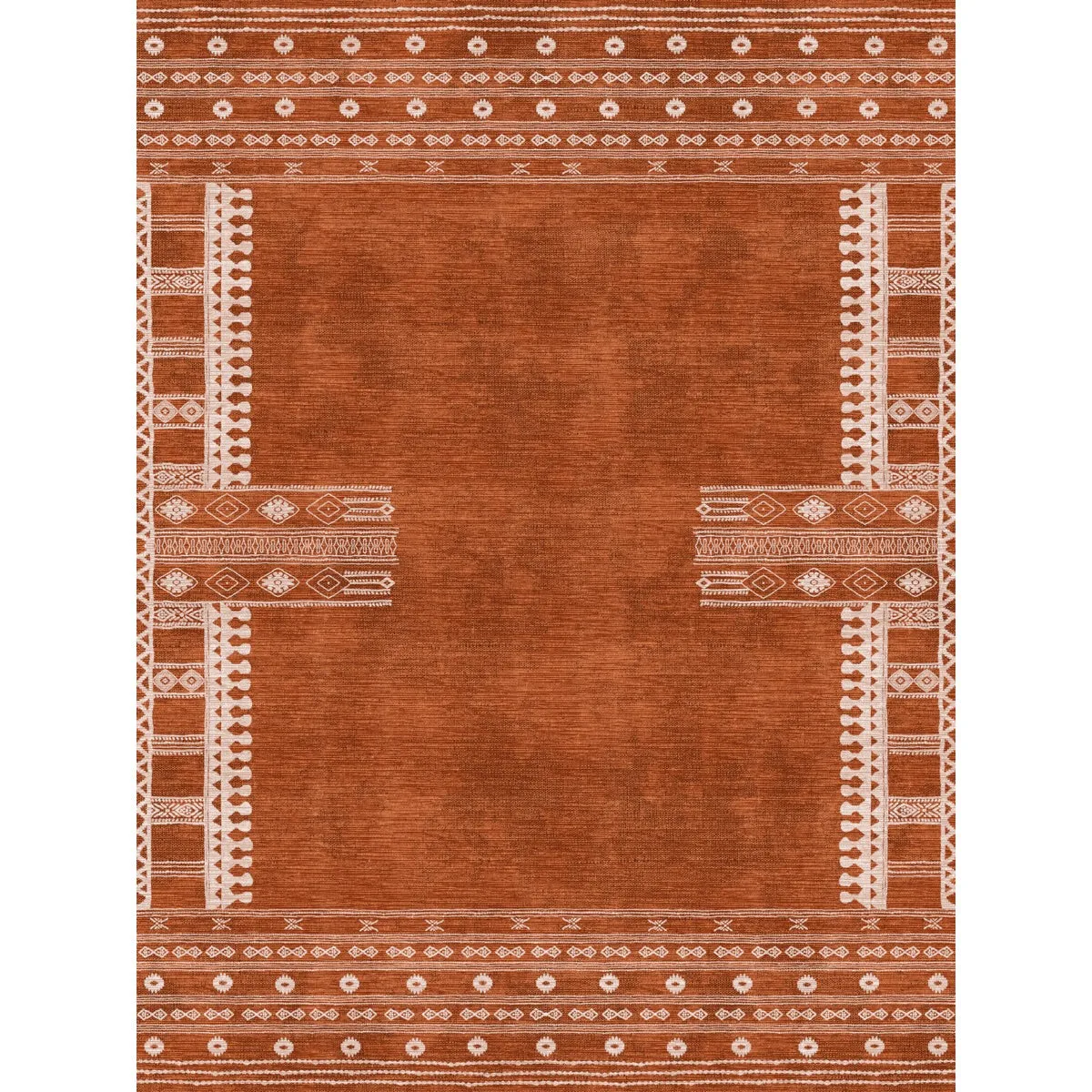 Mazela Orange Rug