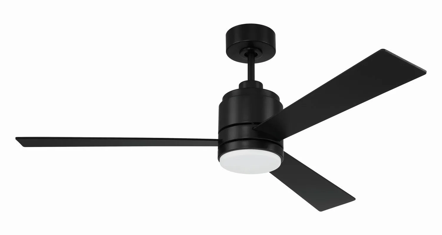 McCoy 3 Blade 52" Ceiling Fan in Flat Black