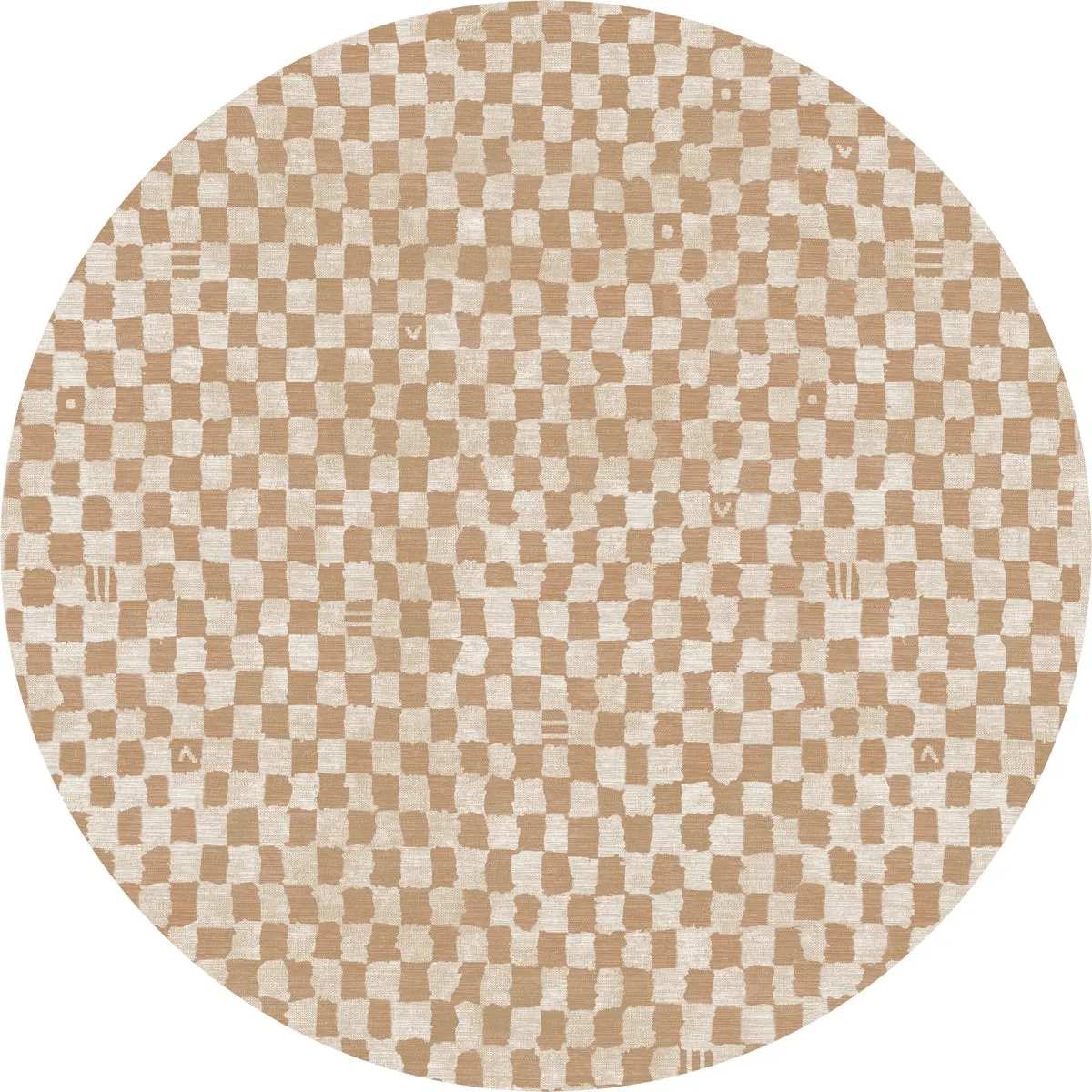 Metro Checkered Natural Rug - Second Love