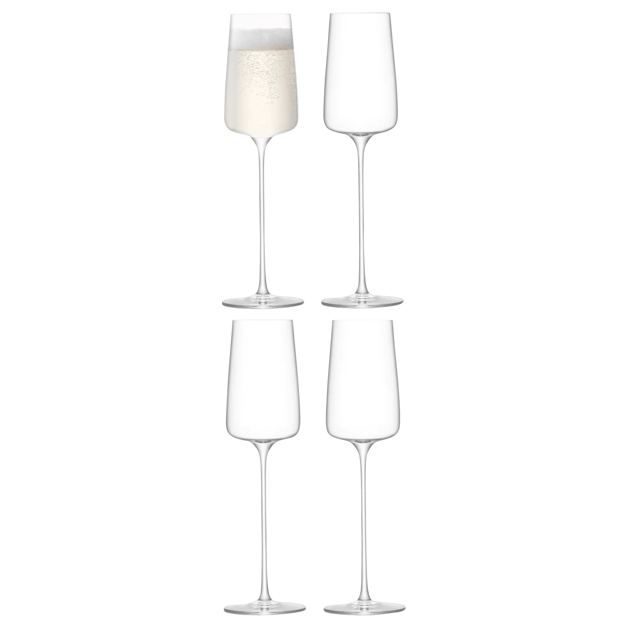 Metropolitan Champagne Flute Set of Four