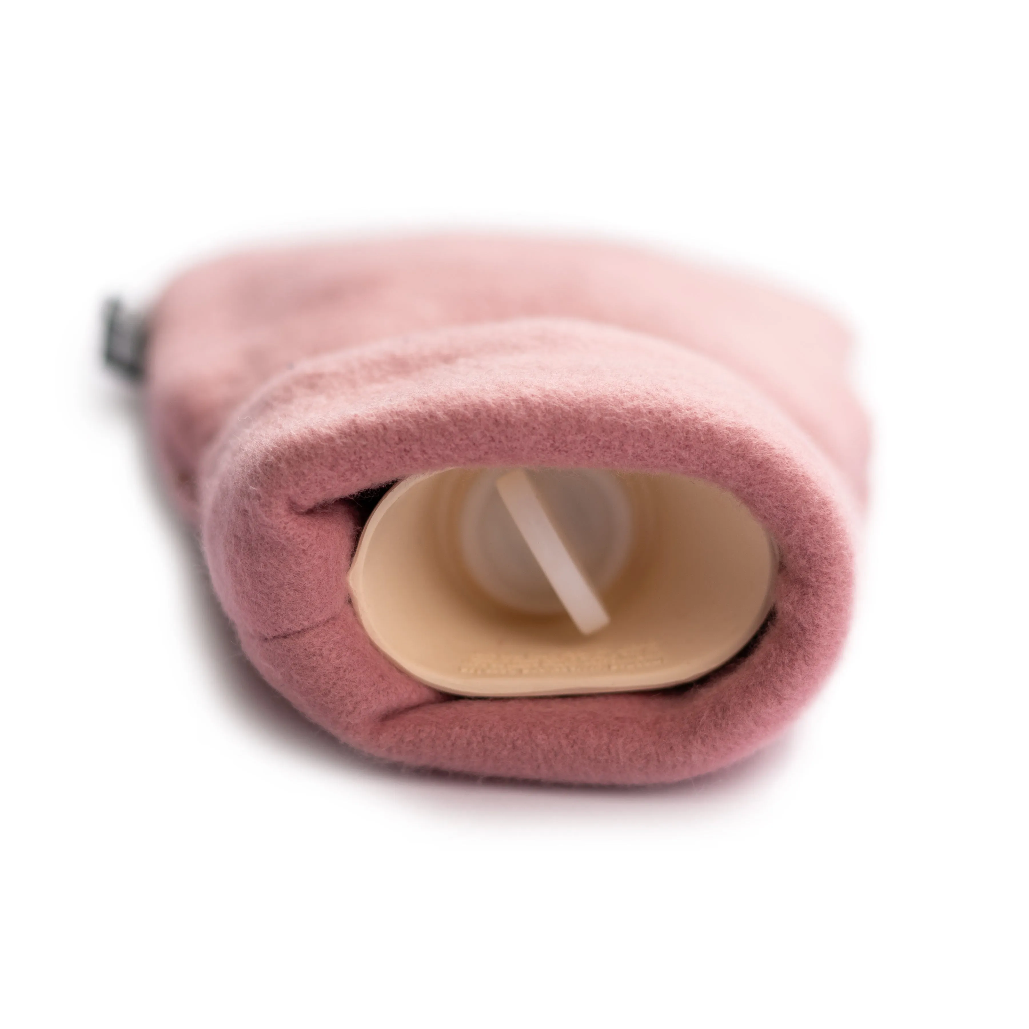 Mini Pink Organic Cotton Hot Water Bottle