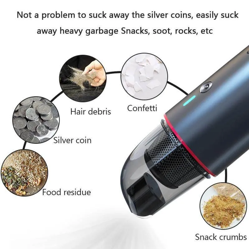 Mini Portable Powerful Wireless Vacuum Car Cleaner