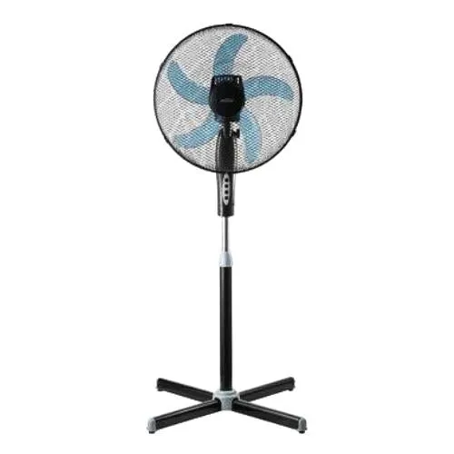 Mistral 40cm White / Black 5 Blade Pedestal Fan