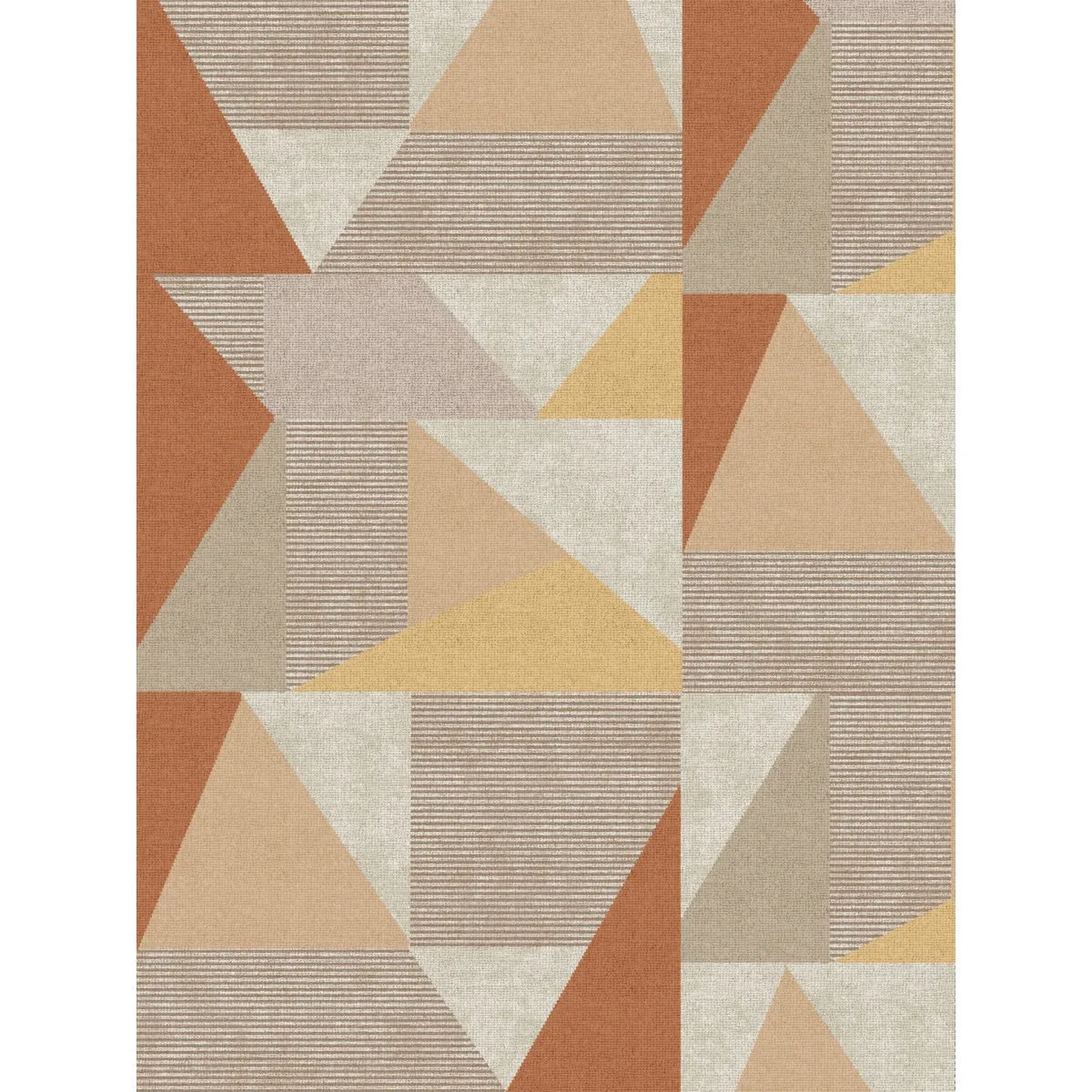 Mizza Orange Beige Rug