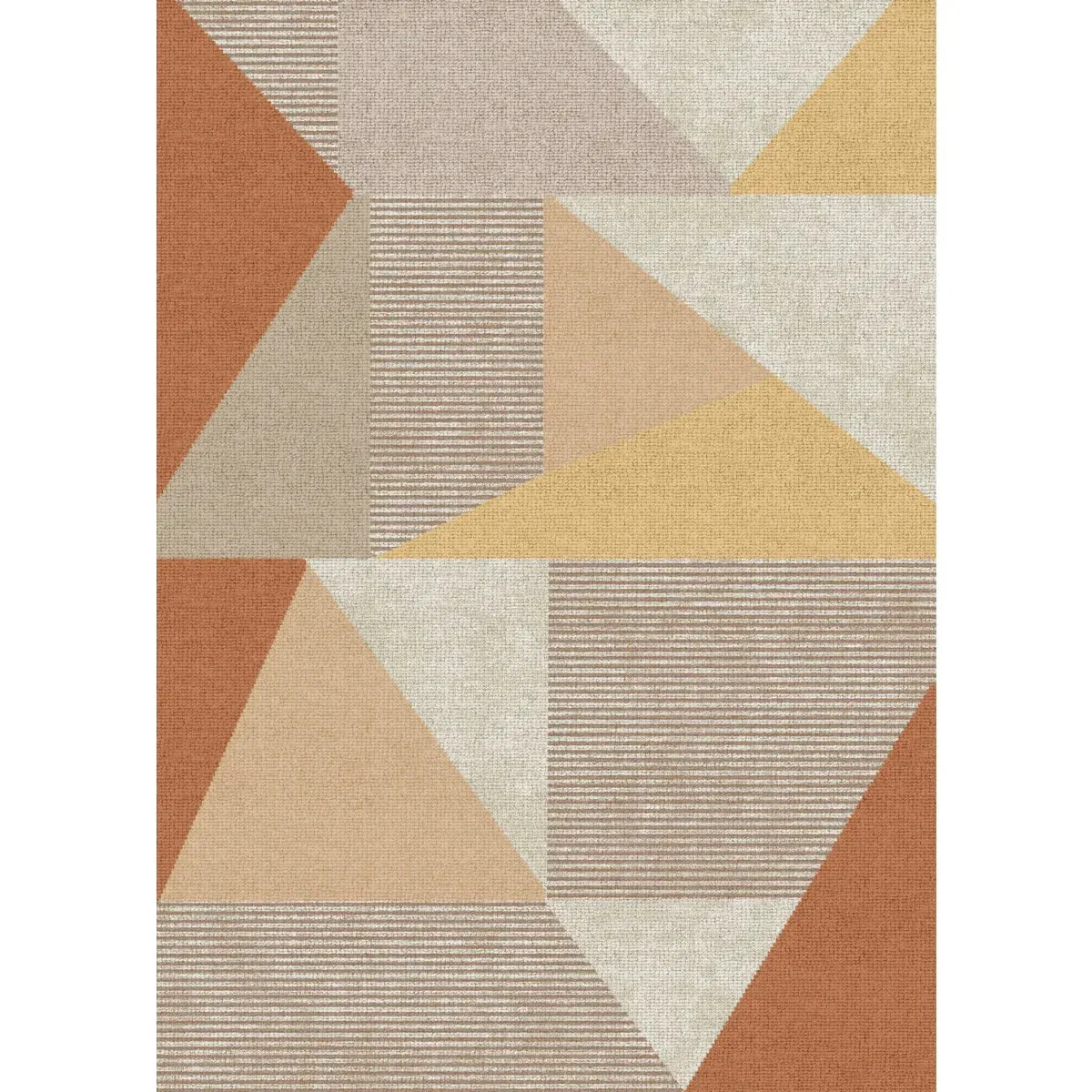 Mizza Orange Beige Rug