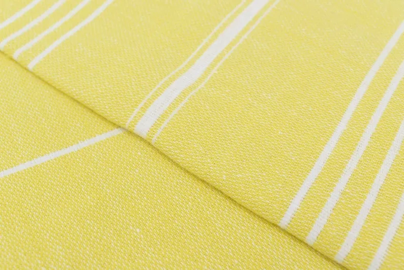 MONACO BRIGHT YELLOW TURKISH TOWEL