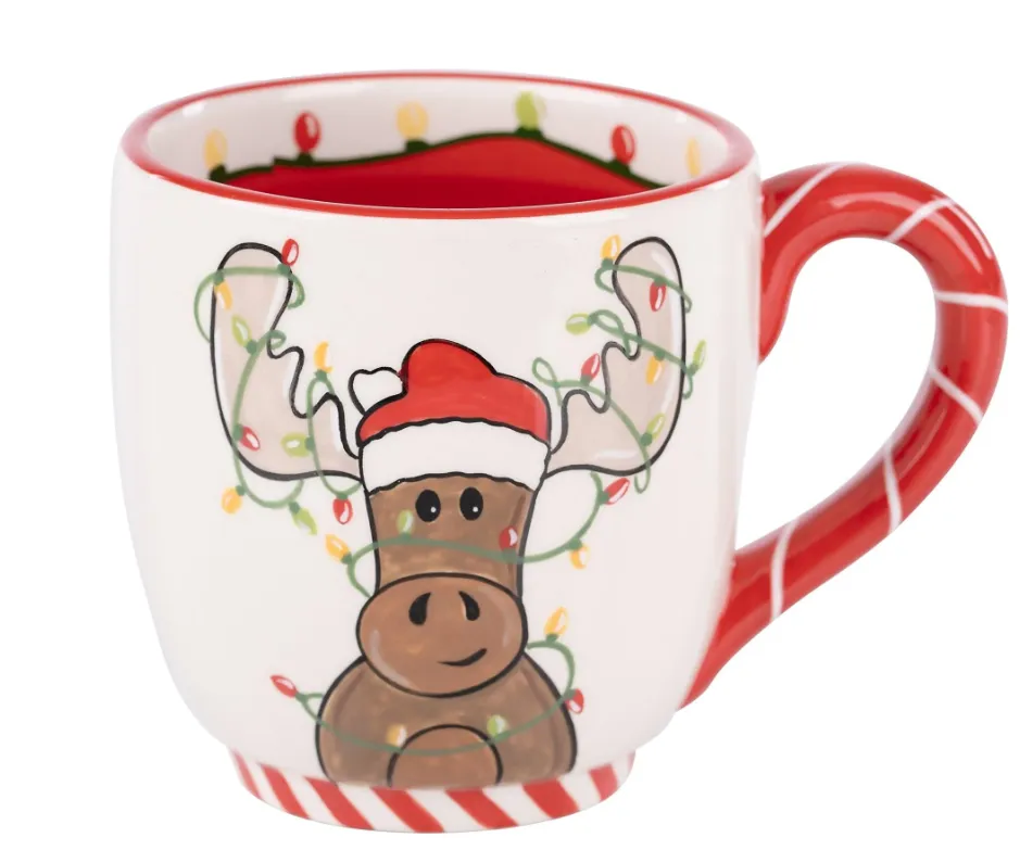 Moose With Lights Mug