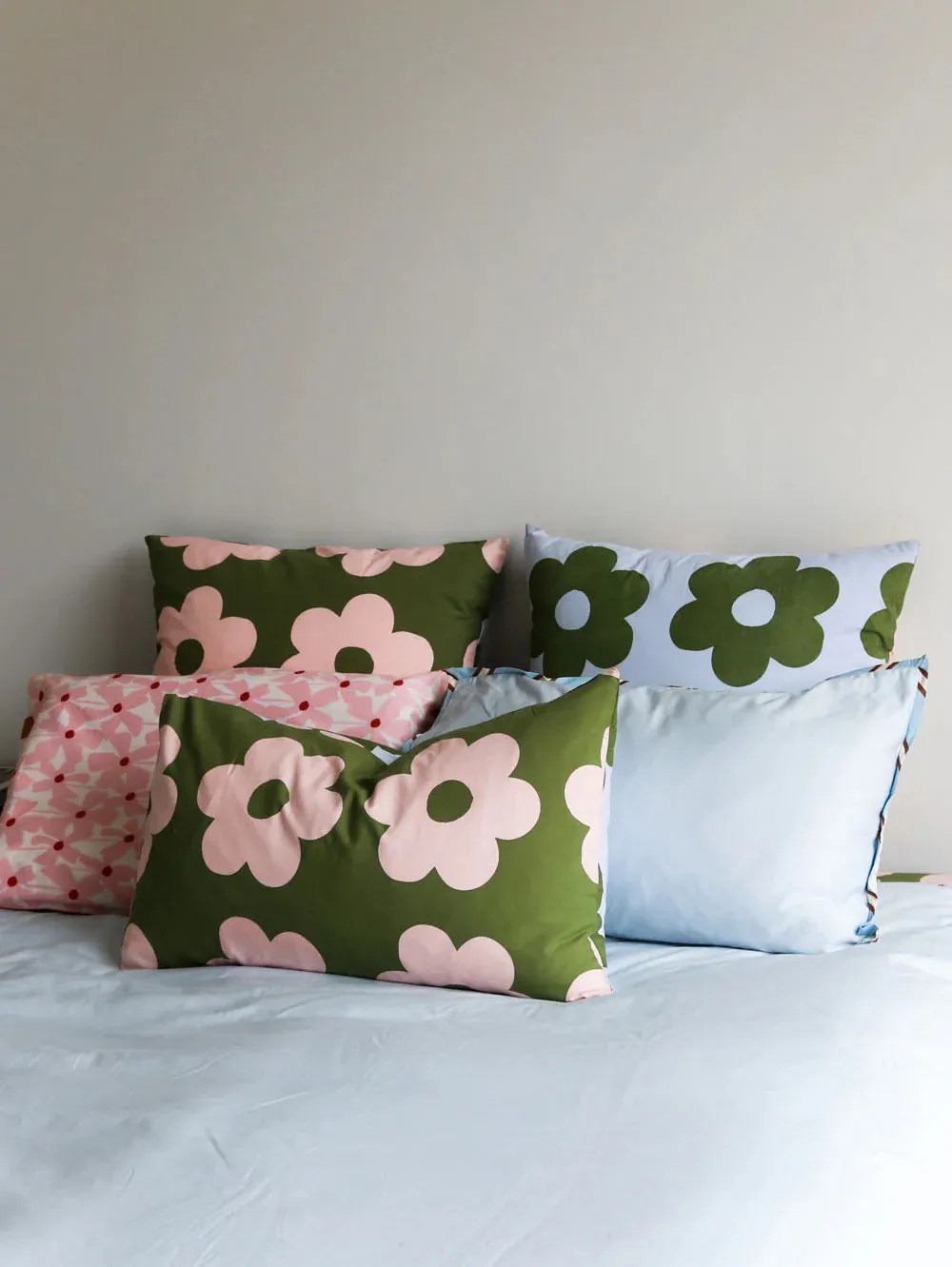 Mosey Me Flowerbed Euro Pillowcase Set