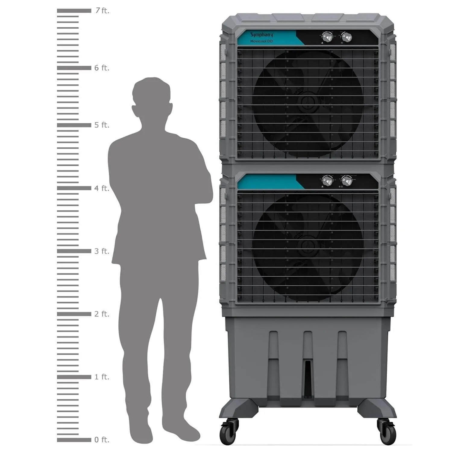 Movicool DD 125 Double Decker Air Cooler 125-litres