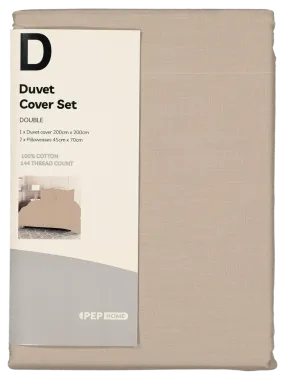 Natural Cotton Duvet Cover