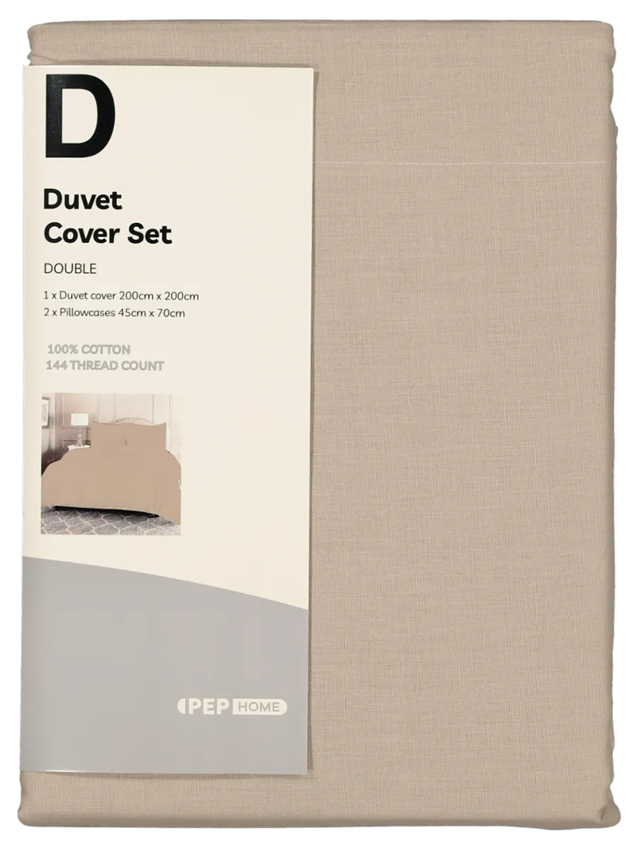 Natural Cotton Duvet Cover