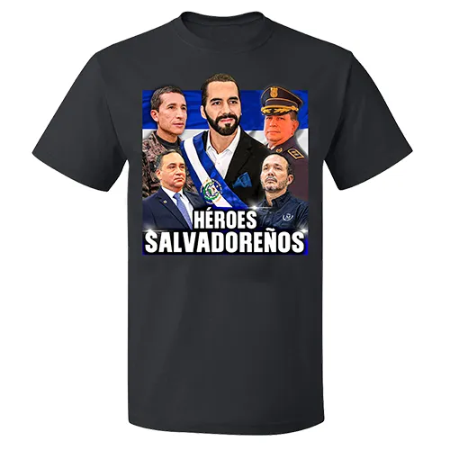 Nayib Bukele Ministers Black T-Shirt  El Salvador - Unisex