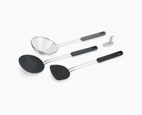 Nest™ Fusion 3-piece Black Wok Utensil Set