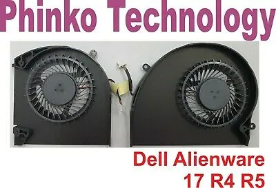 NEW CPU Cooling Fan For DELL Alienware 17 R4 R5 Left   Right