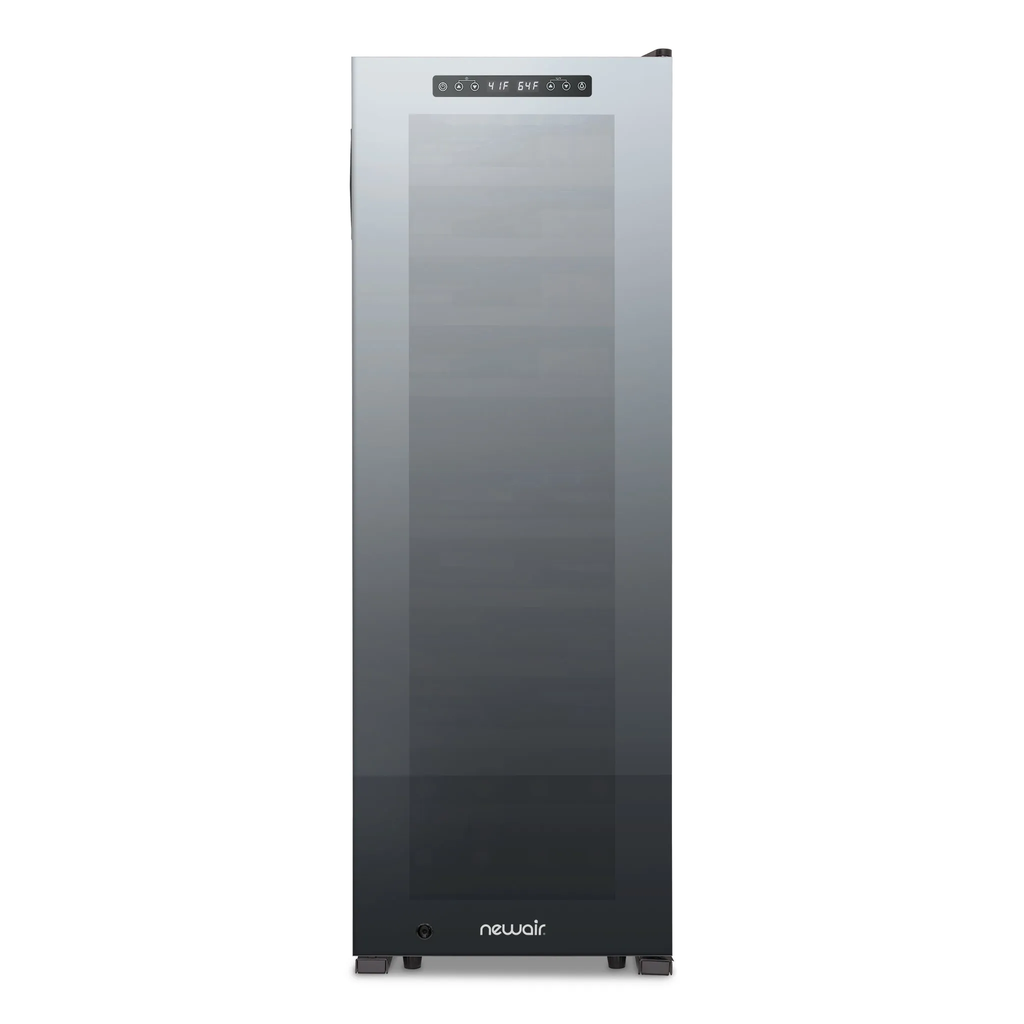 Newair® 56-Bottle 16.9" Black Freestanding Dual Zone Wine Fridge