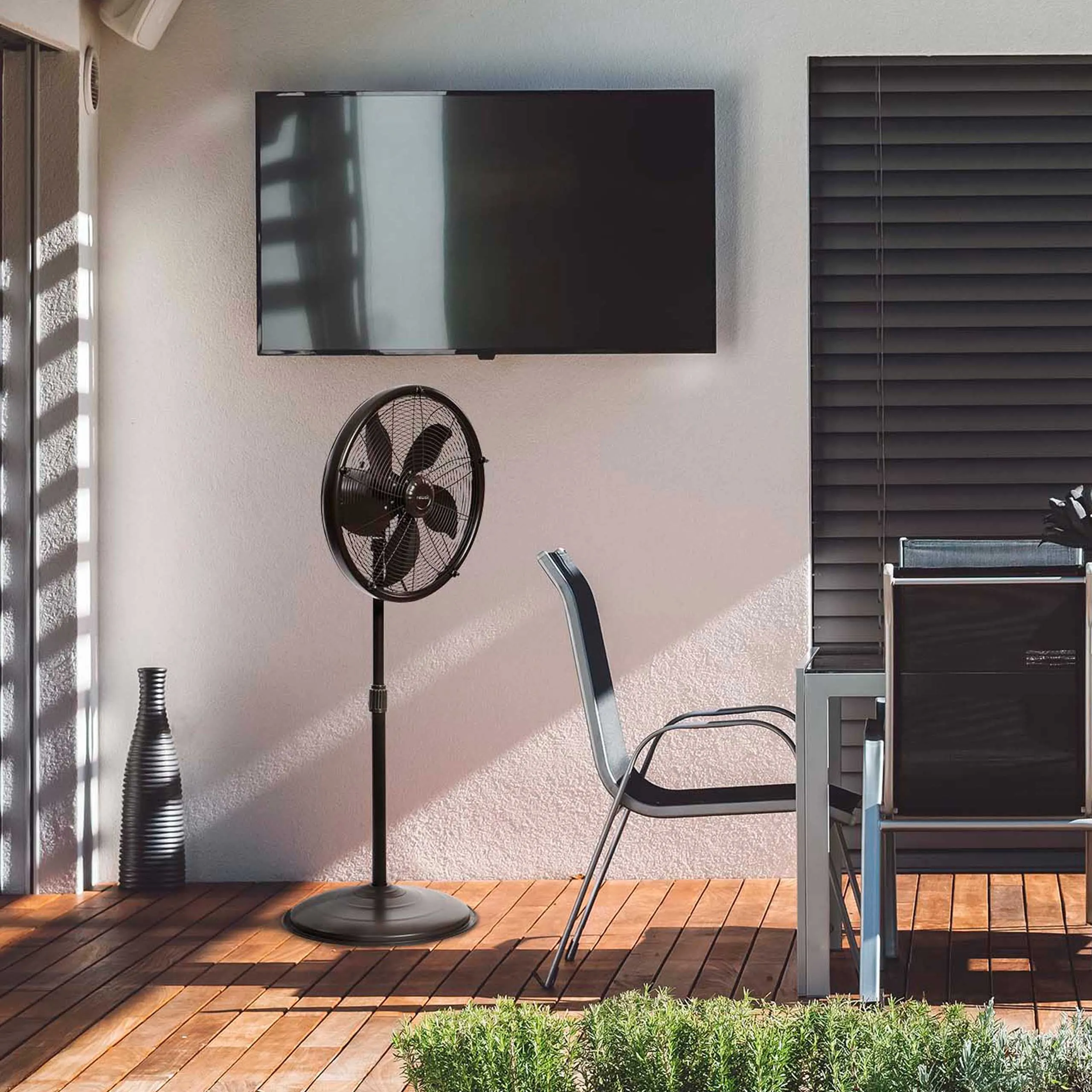 Newair® Outdoor Misting and Pedestal Fan Combination - 2,800 CFM