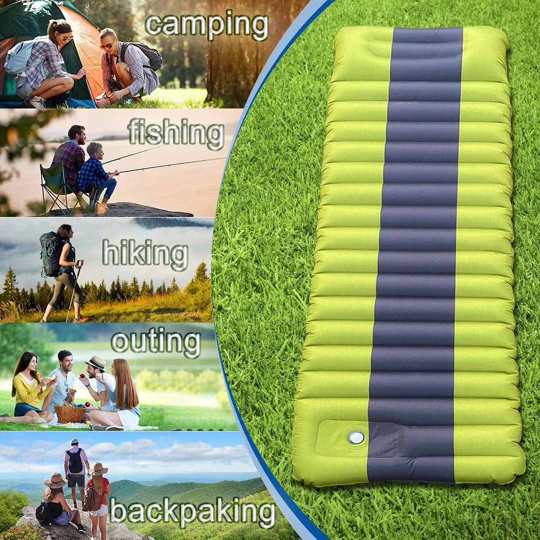 NewDoar Camping Sleeping Pad Durable Waterproof Air Mattress Compact Ultralight Hiking Pad