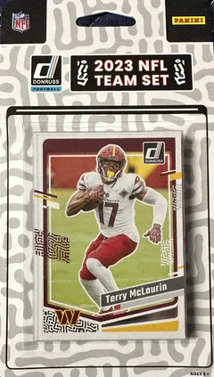 NFL Washington Commanders Team Card Set 2023