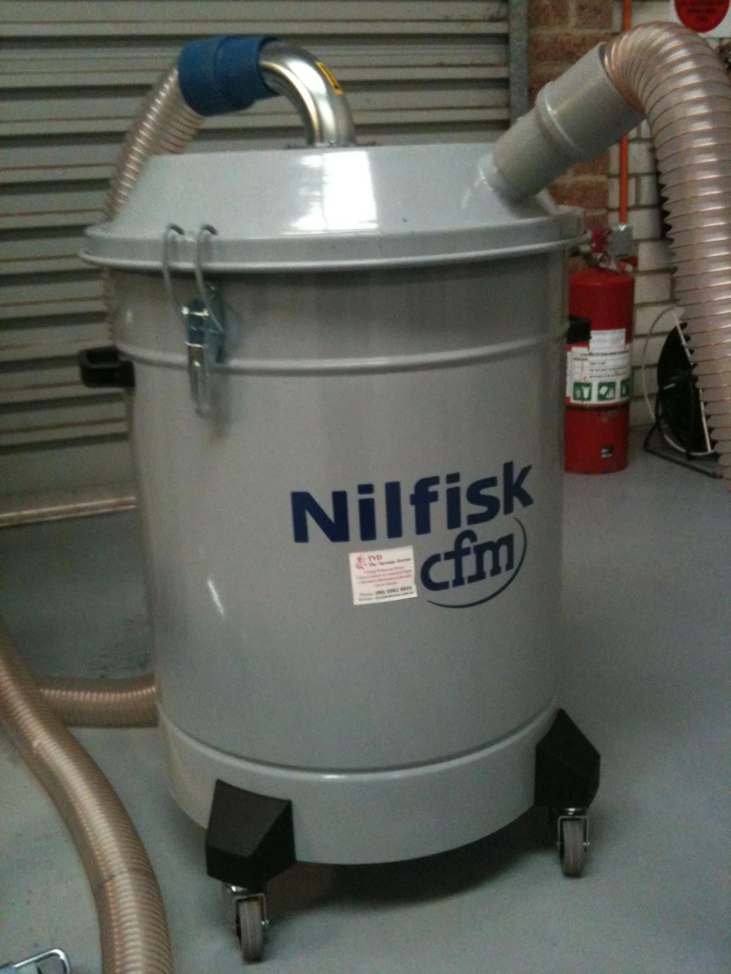 NilfiskCFM Cyclone Pre-separator 100mm Fittings 460mm Lid For Fine Dusts