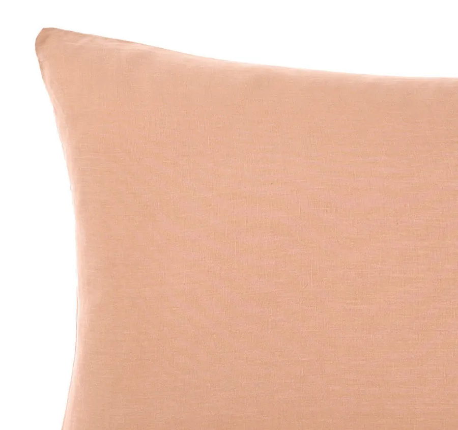 Nimes Linen Standard Pillowcase Clay