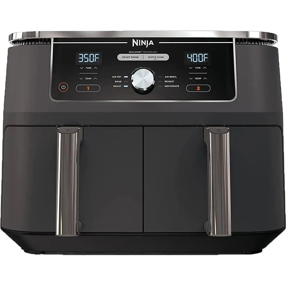 Ninja DZ401 Foodi 6-in-1 10-qt. XL 2-Basket Air Fryer - Refurbished - Open Box