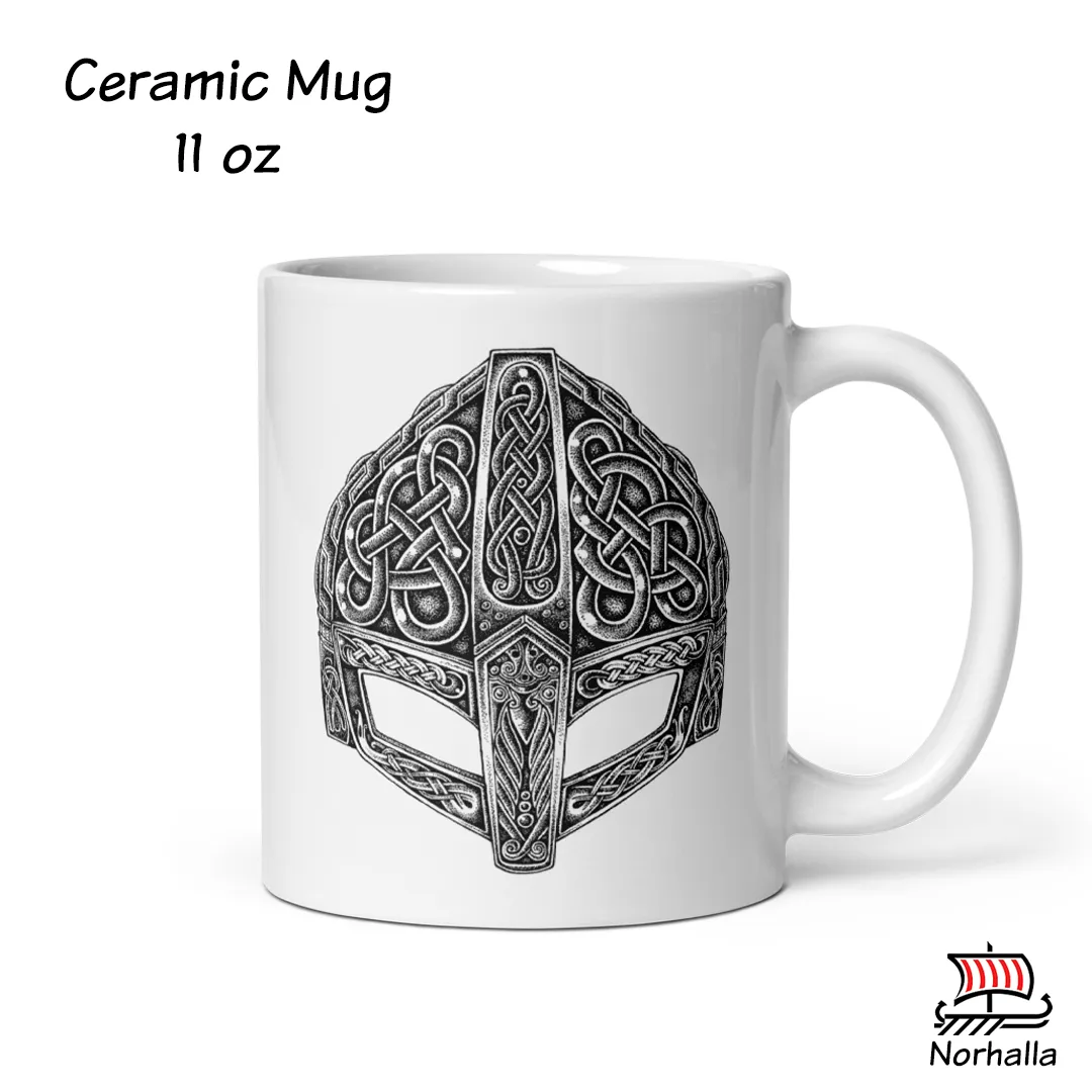 Nordic Viking Helmet Mug