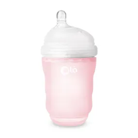 OlaBaby Silicone Gentle Bottle 240ml Rose