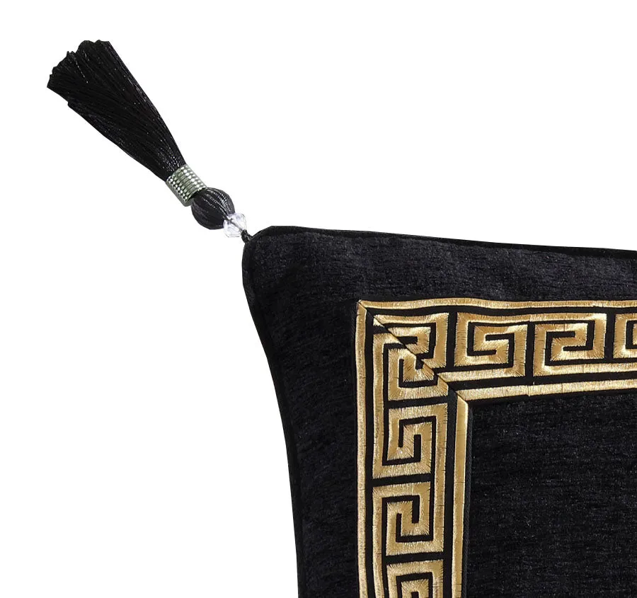 Olympia European Pillowcase Black