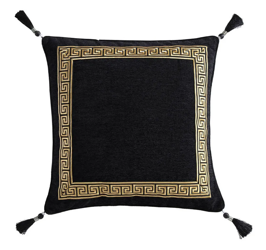 Olympia European Pillowcase Black