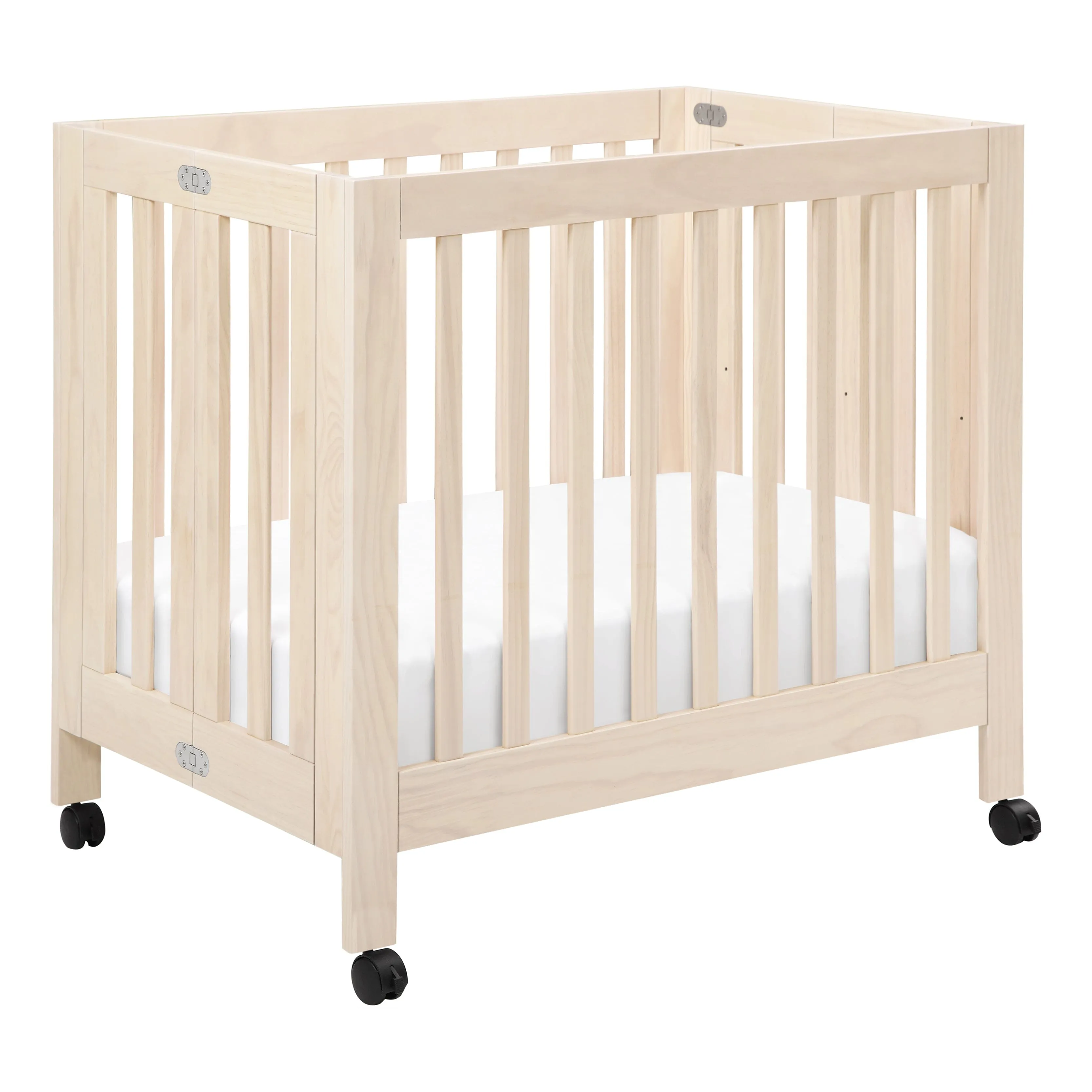 Origami Mini Crib - Washed Natural