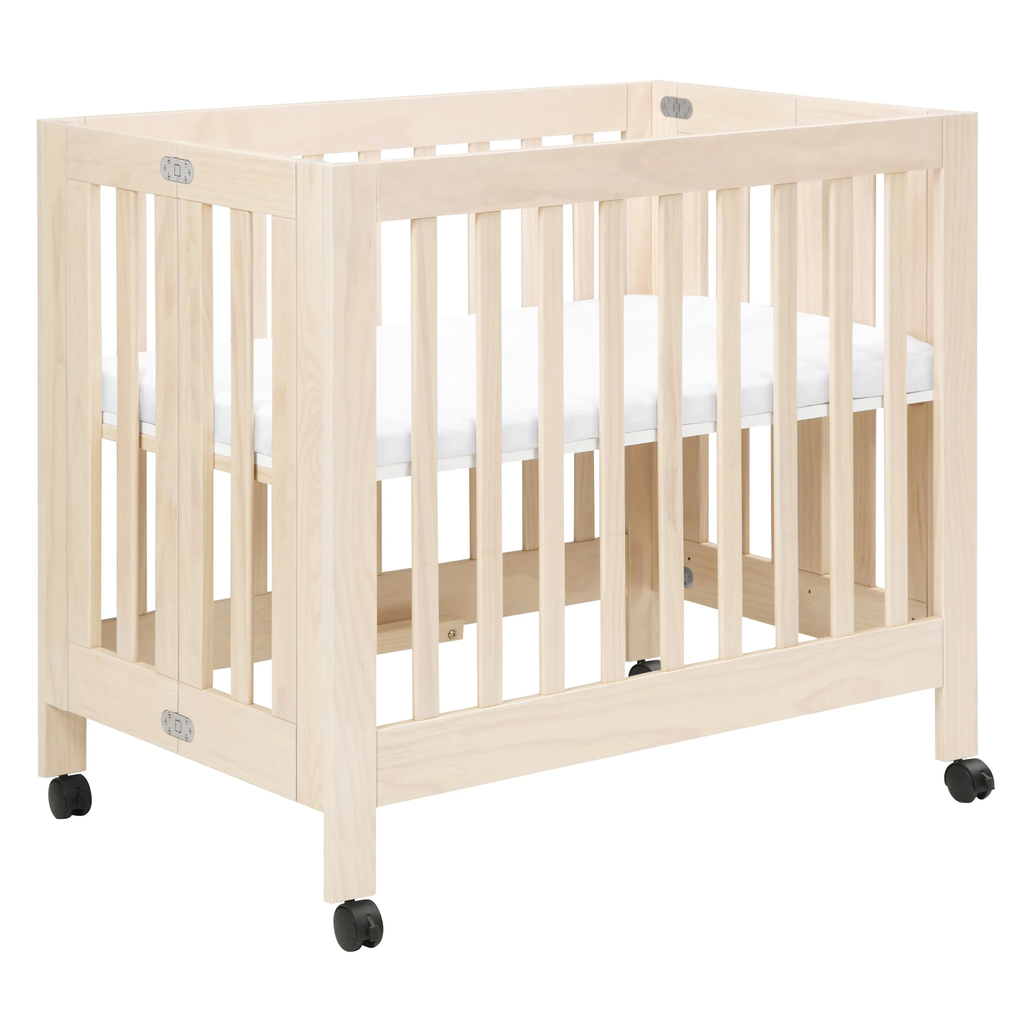 Origami Mini Crib - Washed Natural