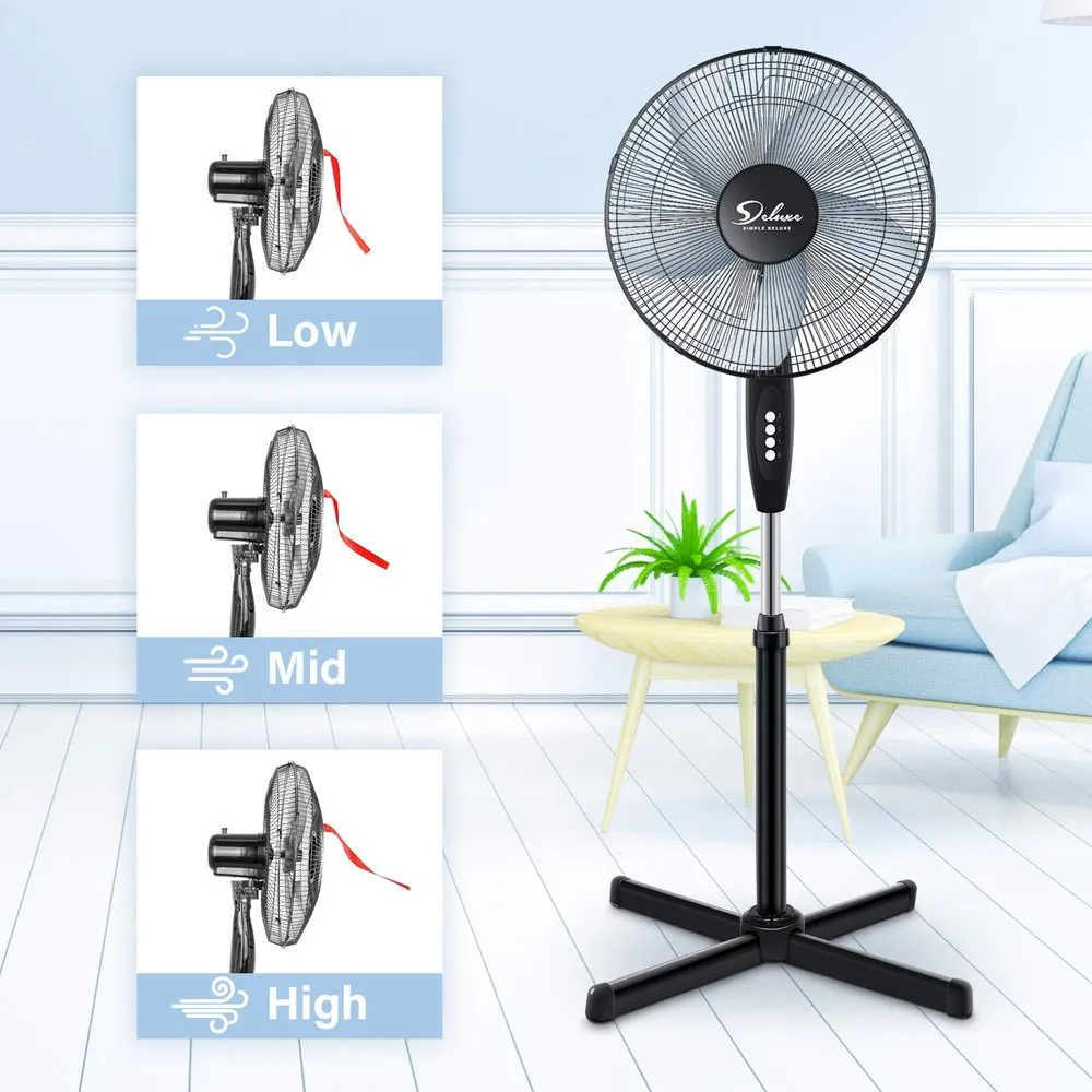 Oscillating Pedestal Stand Fan-16inch