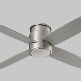 Oslo 52" Hugger Ceiling Fan - Satin Nickel