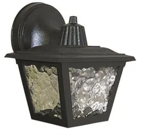 Outdoor Wall Lantern Black 7 X 7-5/8 Inch  Uses (1) 60-Watt Medium Base Lamp