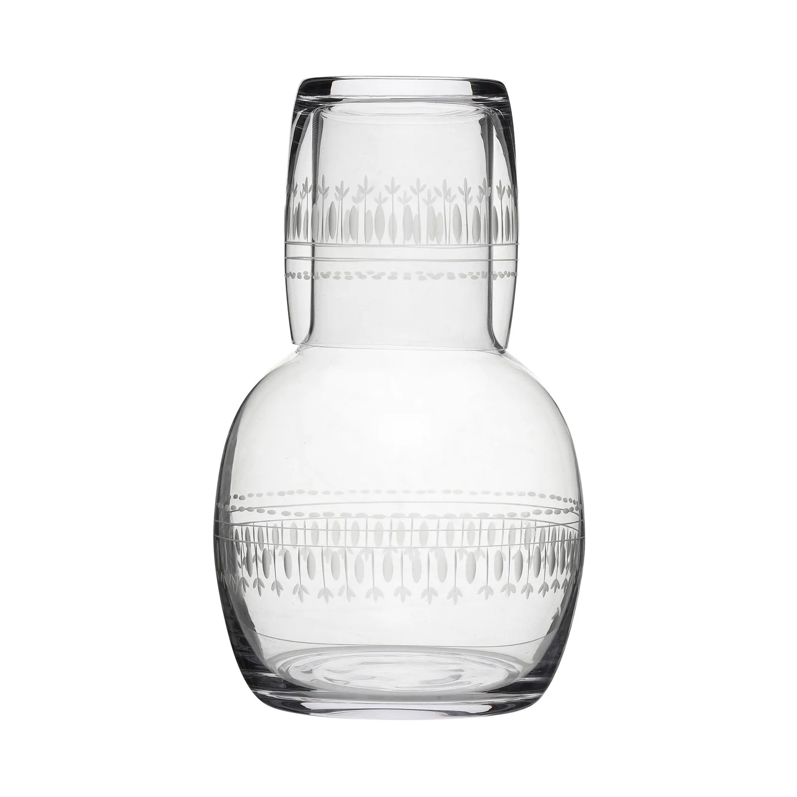 Ovals Crystal Bedside Carafe