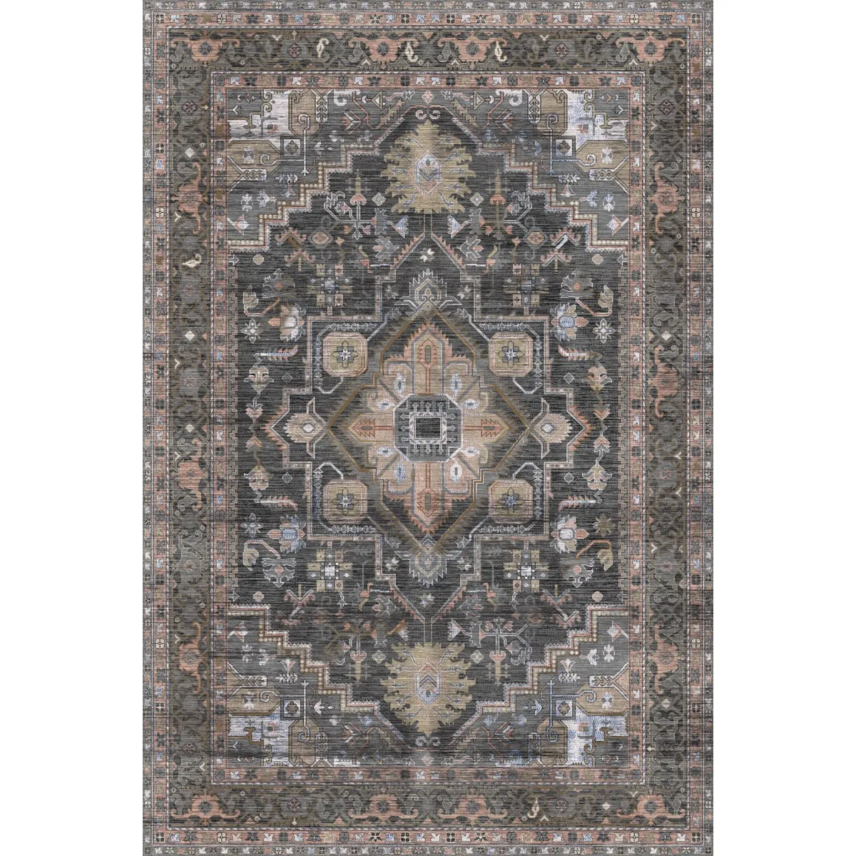 Ozana Brown Multi Rug - Second Love