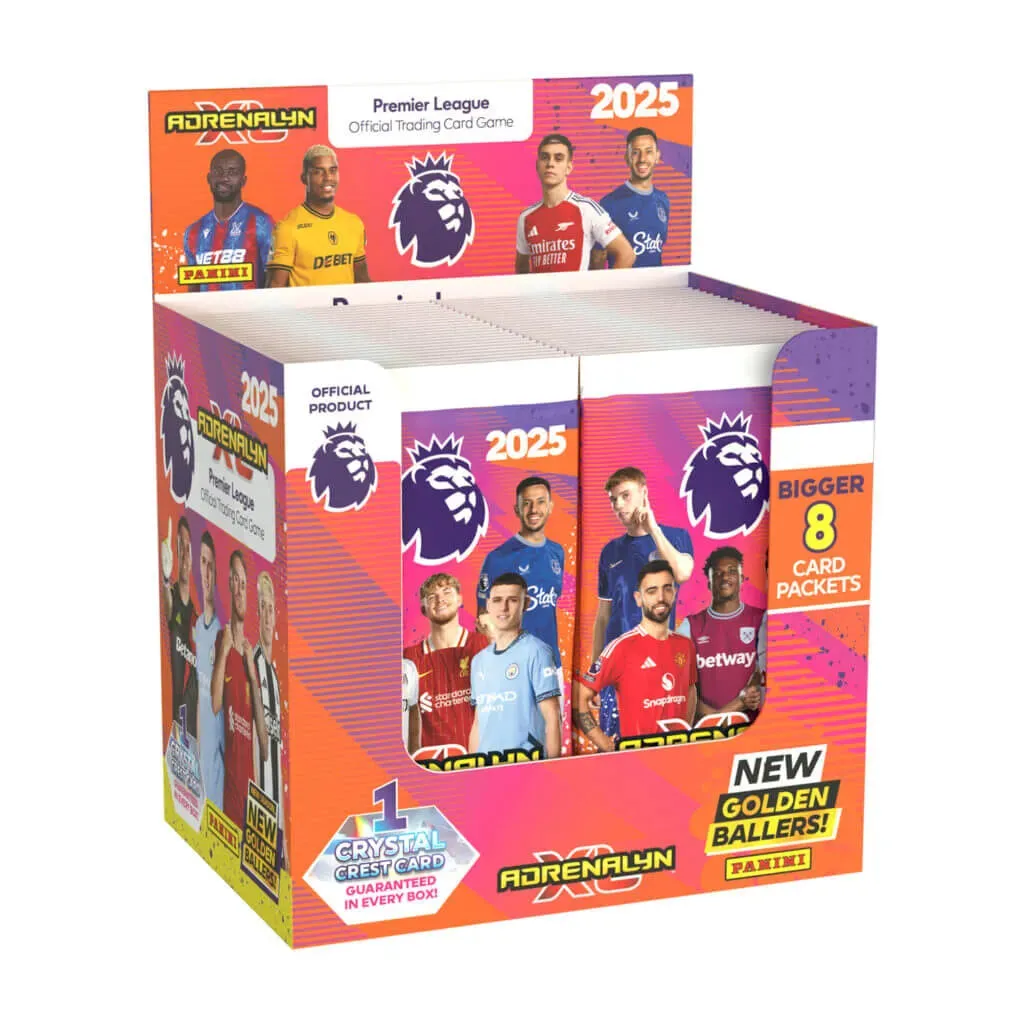 Panini 2024-25 Premier League Adrenalyn XL Cards Box (50 Packs Each)