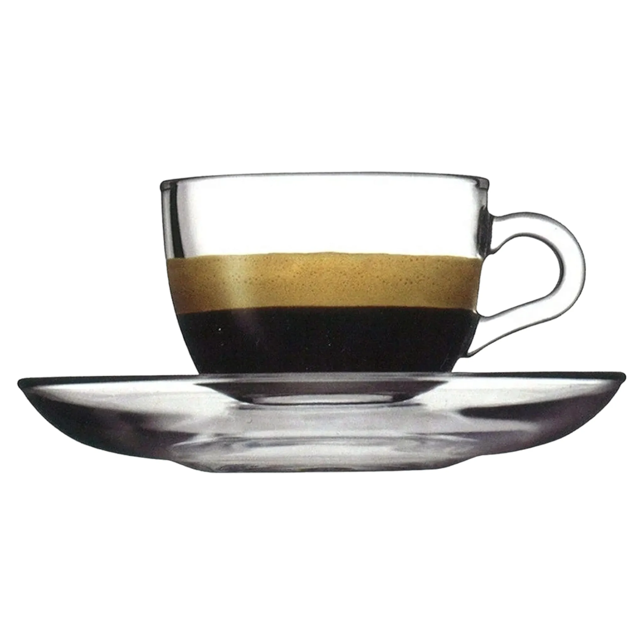 Pasabahce Espresso Cup & Saucer 85ml 6pc Set  23623