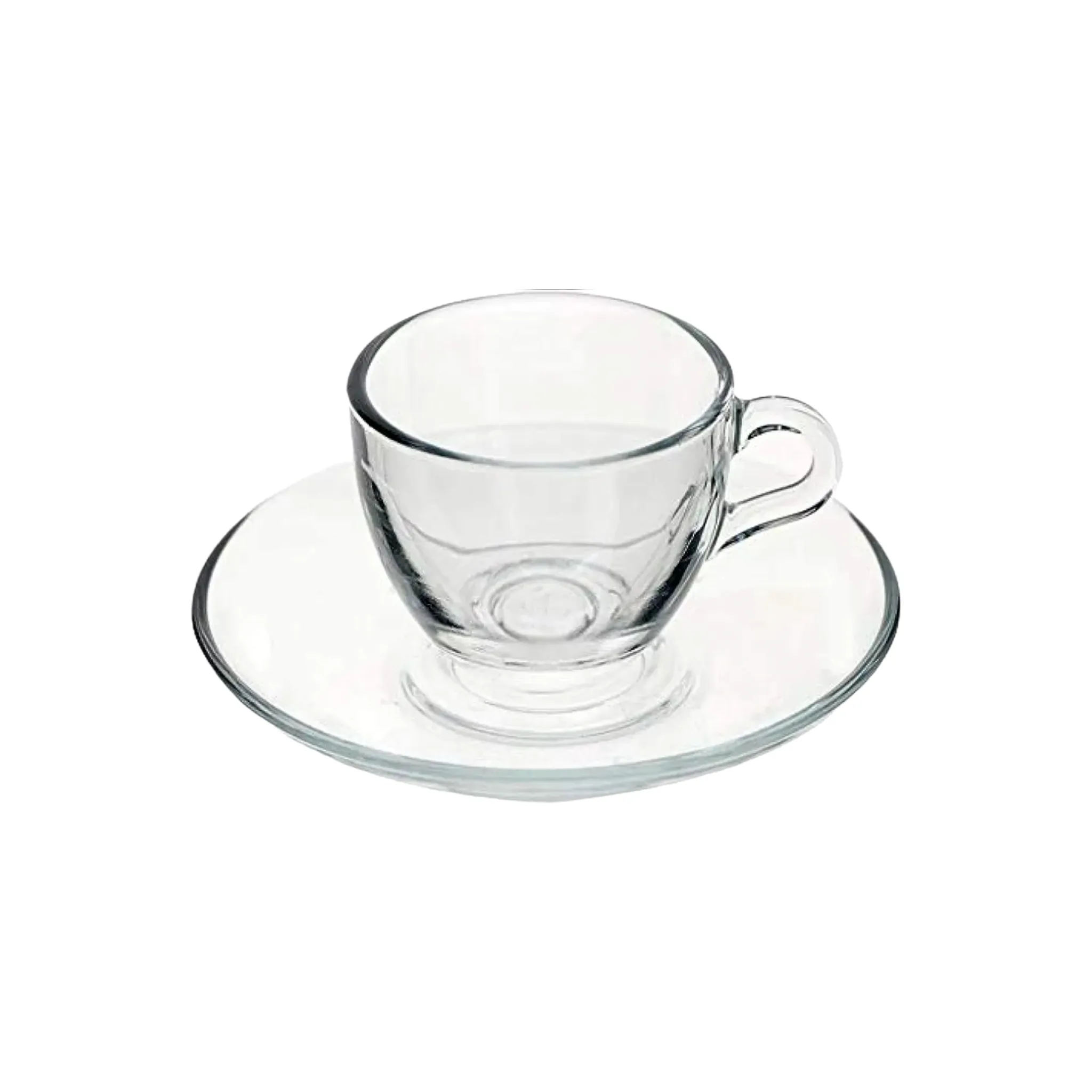 Pasabahce Espresso Cup & Saucer 85ml 6pc Set  23623