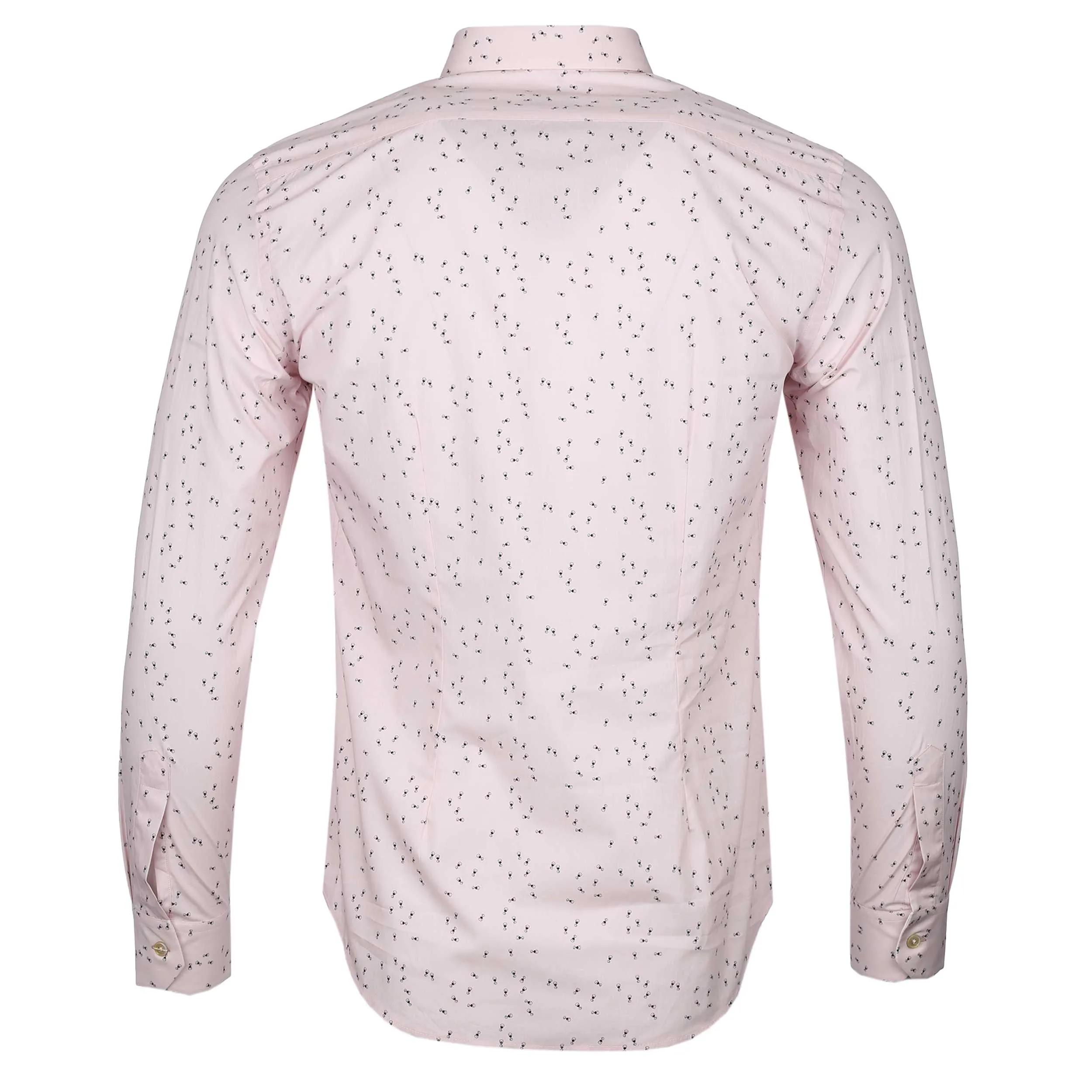 Paul Smith Wine Glass Print Shirt in Pink