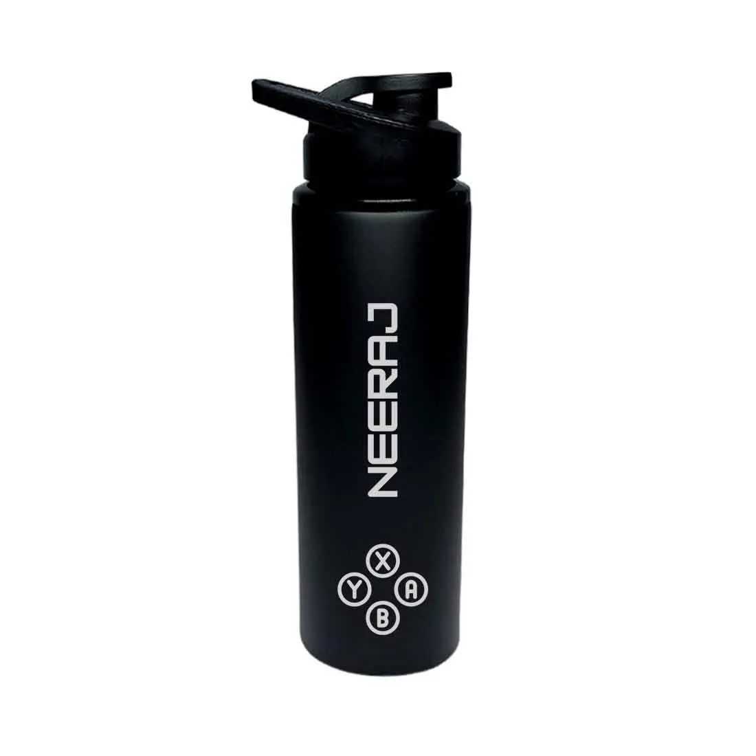 Personalized Stainless Steel Bottle with Engraving  for Kids Teens - Gifts for Video Gamers