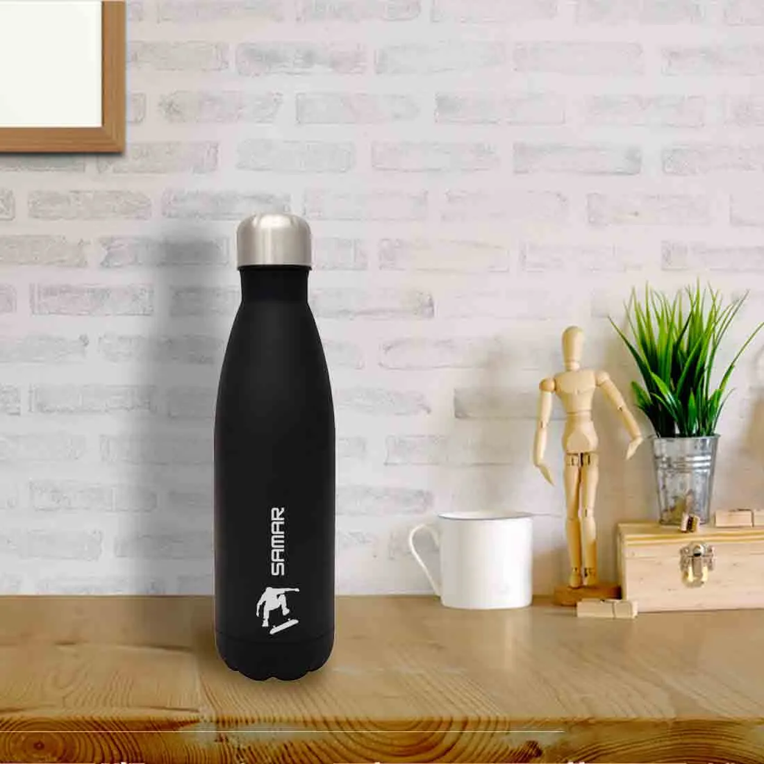 Personalized Thermal Water Bottle Insulated Stainless Steel Hot & Cold Cola Thermos 500 ml