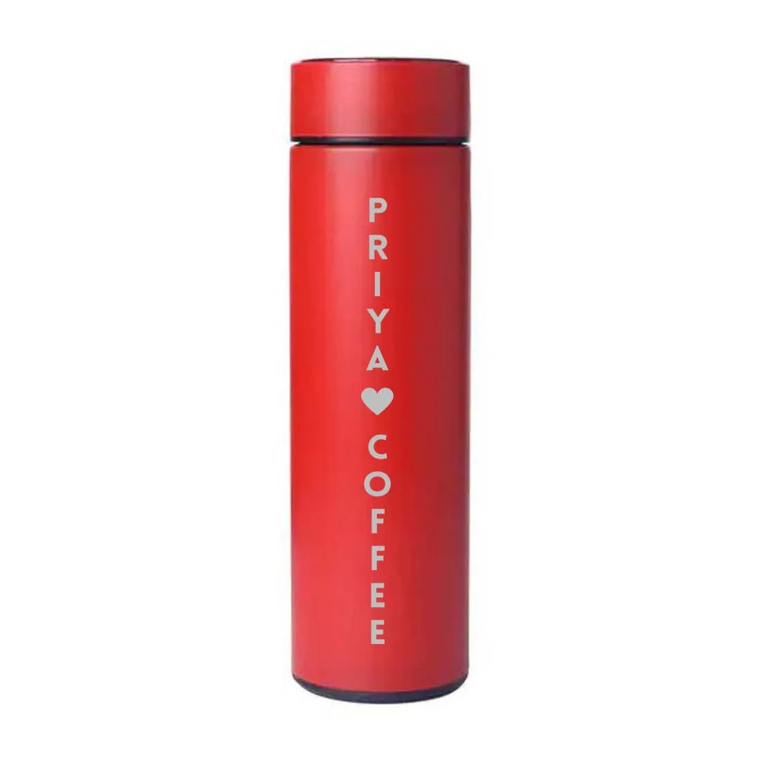 Personalized Thermos Bottle for Tea Flask with LED Display 500ml - Coffee