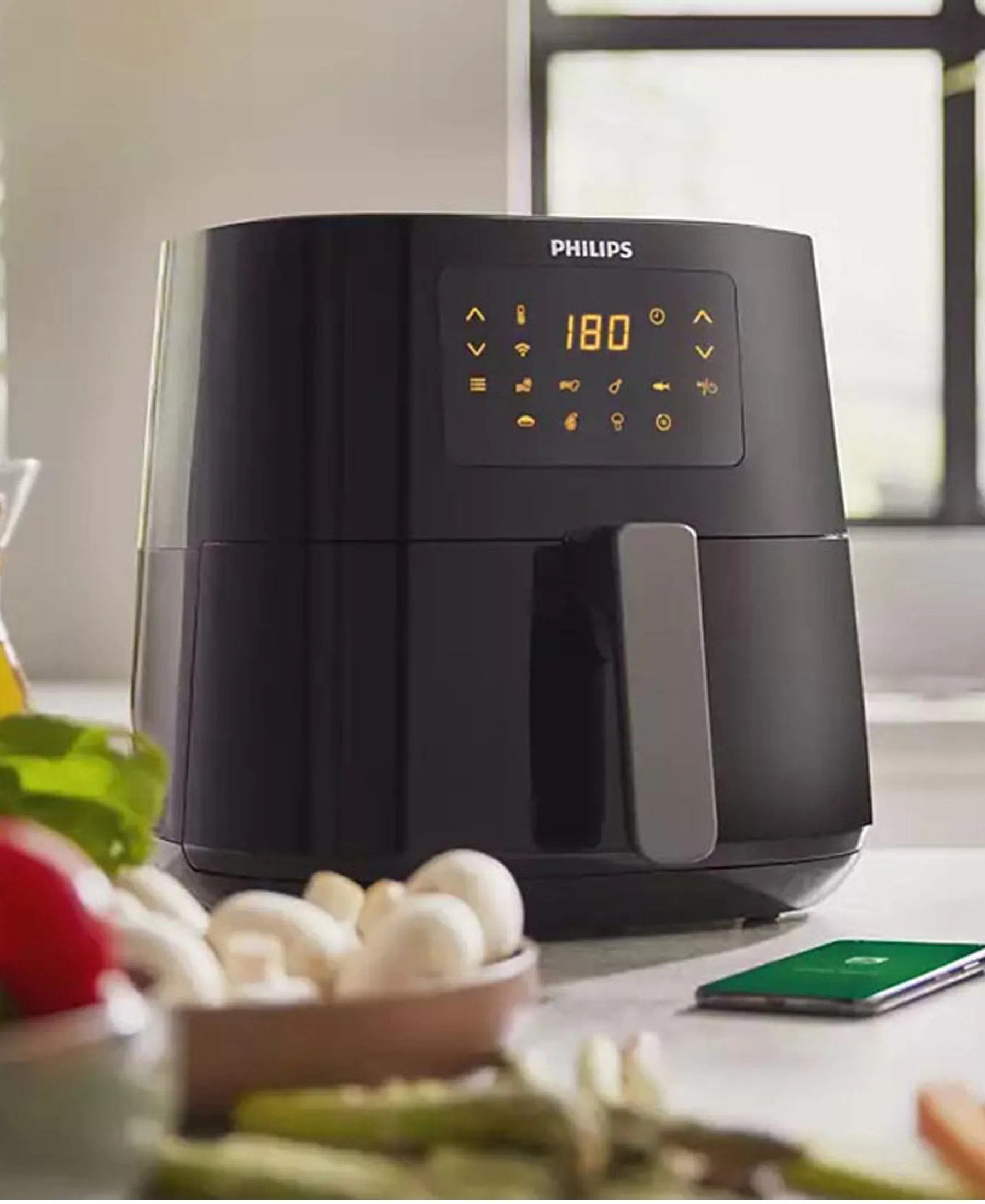 Philips Essential  Connect XL Air Fryer 6.2L - Black