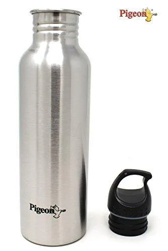 Pigeon Stainless Steel Water Bottle Set, 750ml, Set of 6, Silver