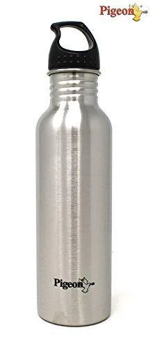 Pigeon Stainless Steel Water Bottle Set, 750ml, Set of 6, Silver