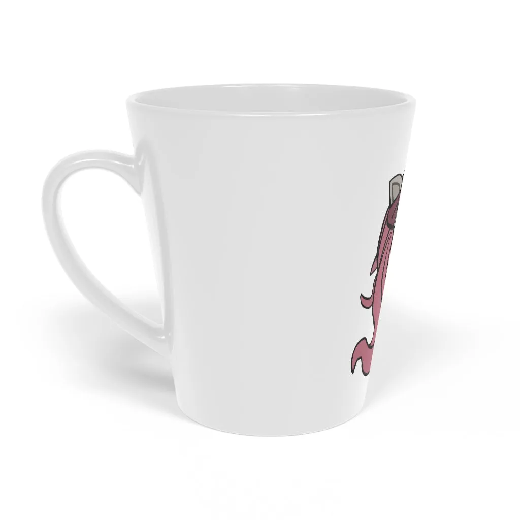 Pink Unicorn Head Latte Mug, 12oz